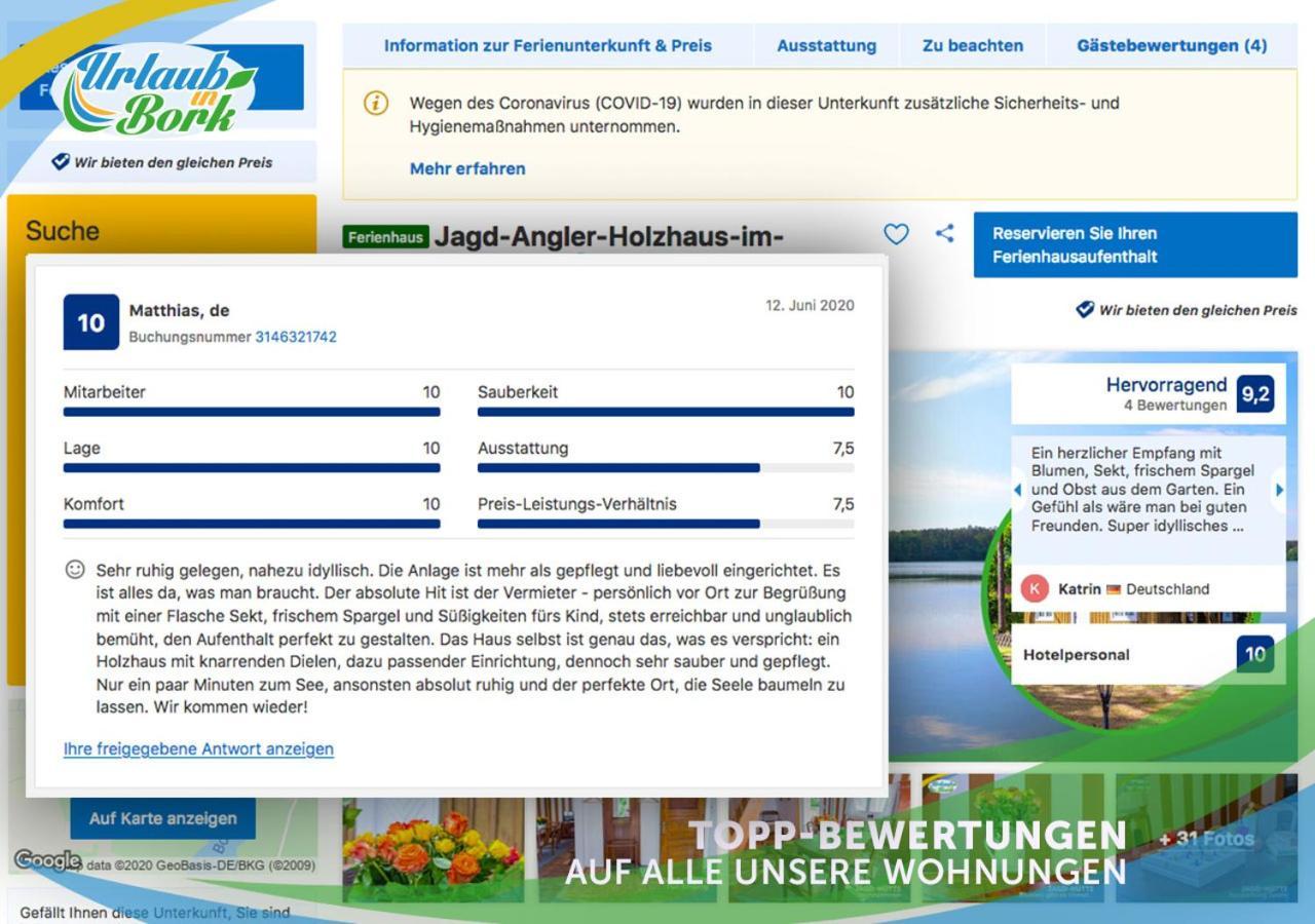 Jagd-Angler-Suite-04-Im-Wald-Am-See Kyritz Dış mekan fotoğraf